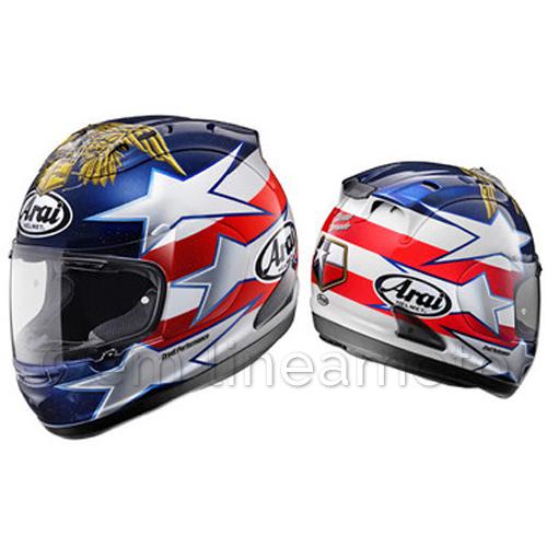 _ helmet arai rx-7 gp replica colin edwards indianapolis tg xl