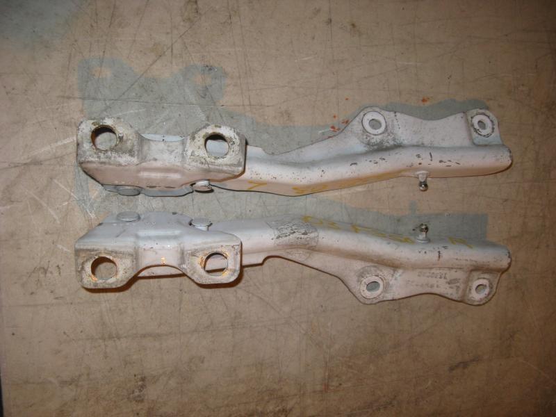 01 02 03 04 ford f350 super duty hood hinges set pair left right lh rh