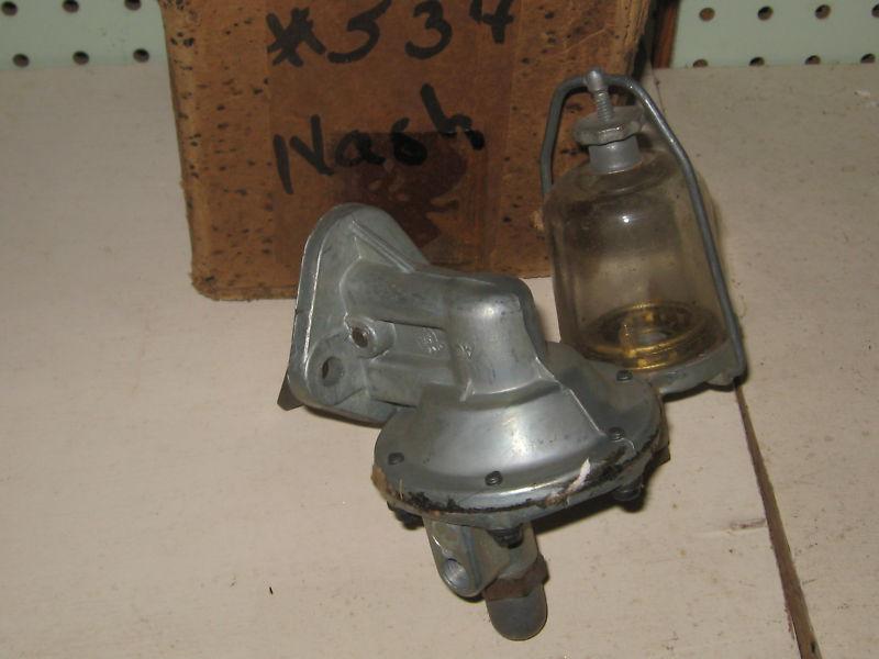 Rebuilt fuel pump #  534  1941- 42 nash