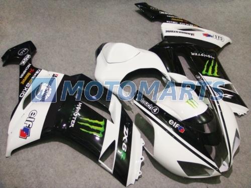 New bodywork body kit fairing for kawasaki ninja zx6r zx 6r 2007 2008 m5