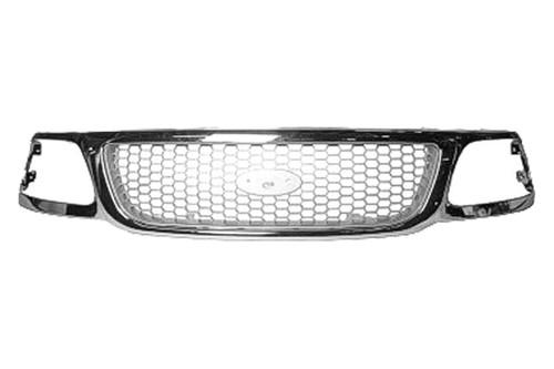 Replace fo1200404 - 99-03 ford f-150 grille brand new truck grill oe style