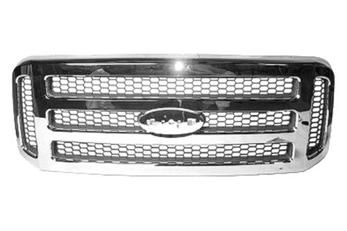 Replace fo1200456 - 2005 ford f-250 grille brand new truck grill oe style