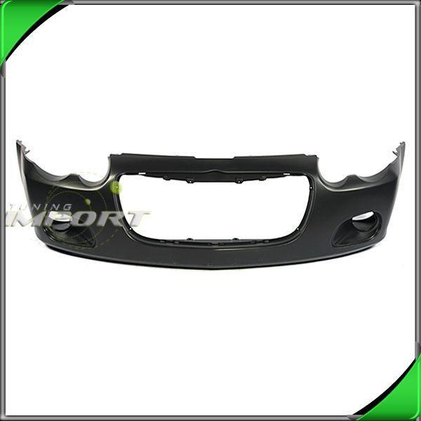 04-06 sebring front bumper cover replacement plastic primed paint ready w/ fog