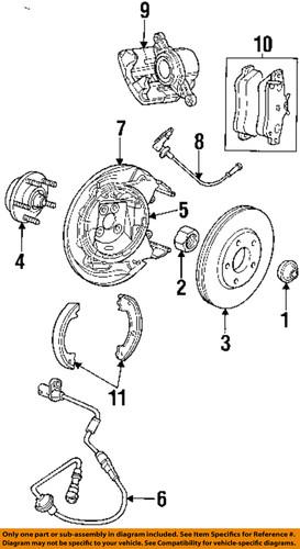 Mopar oem 4423663 brake-splash shield