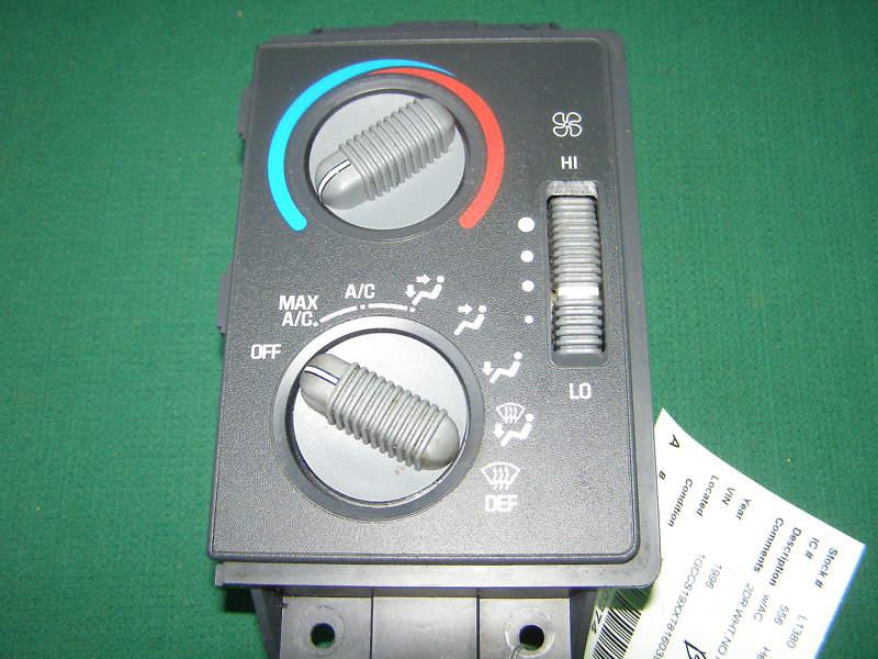 1996 1997 isuzu hombre ac climate control oem