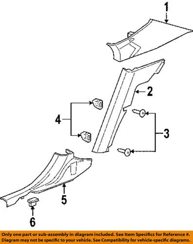 Dodge oem ys76dw1af interior-upper panel