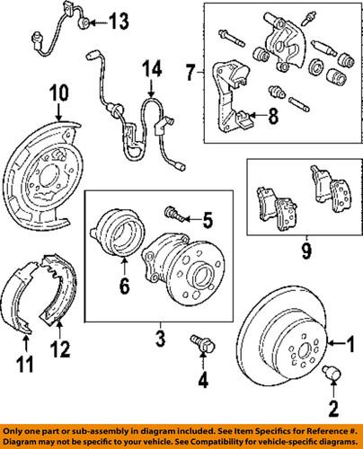 Toyota oem 4772106090 brake caliper bracket/disc brake caliper bracket