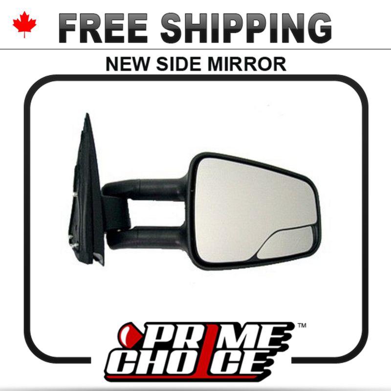 New manual towing passengers side mirror for gmc sierra yukon chevy silverado