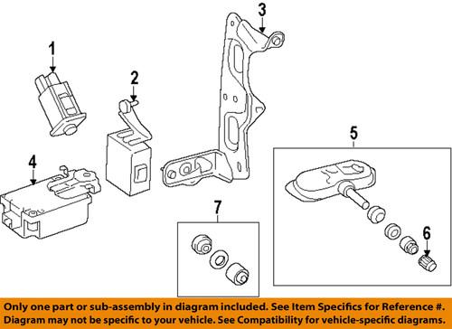 Toyota oem 044230c170 tire pressure sensor/part