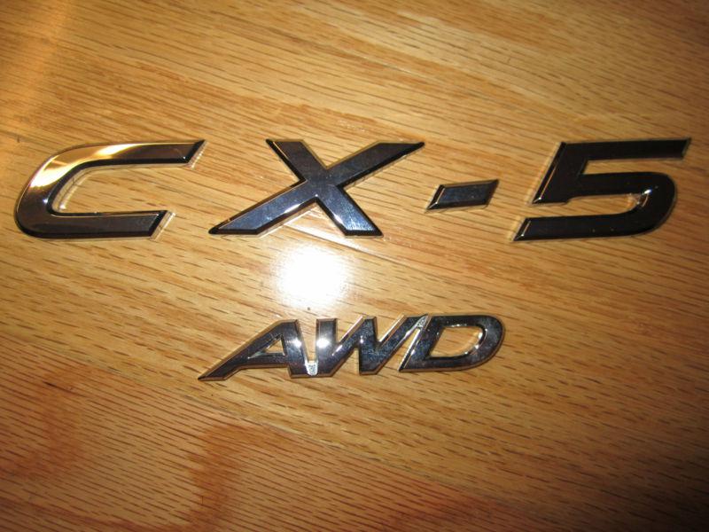 Mazda cx5 awd rear cx-5 emblem badge all wheel drive 2013 2014