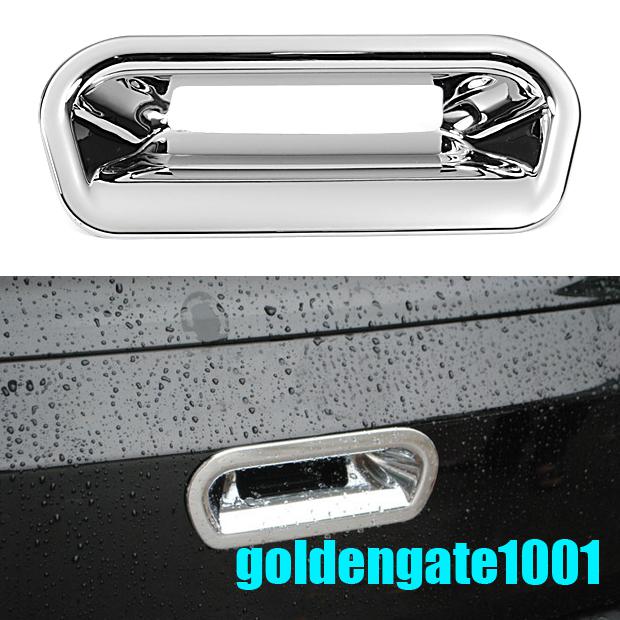 Triple chrome rear door tailgate handle cover insert trim for 12 honda crv cr-v