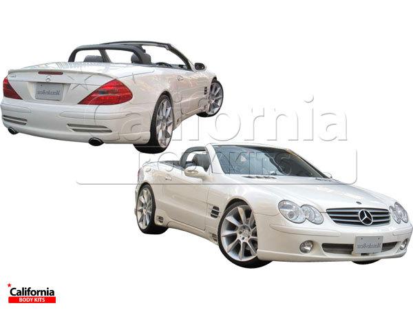 Cbk frp lori body kit 4pc mercedes-benz sl-class r230 03-08 brand new