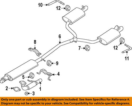 Ford oem w714265s441 exhaust-front pipe nut