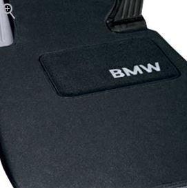 Bmw coupe e92 3 series 2007-2012 black carpet floormats mats set genuine oem