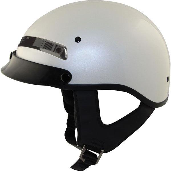 Buy Pearl White L Zox Custom Half Helmet in San Bernardino, California ...