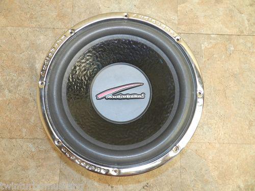 Audiobahn 12" subwoofer sub speaker dual 4 ohms ohm 800 watts watt closeout nice