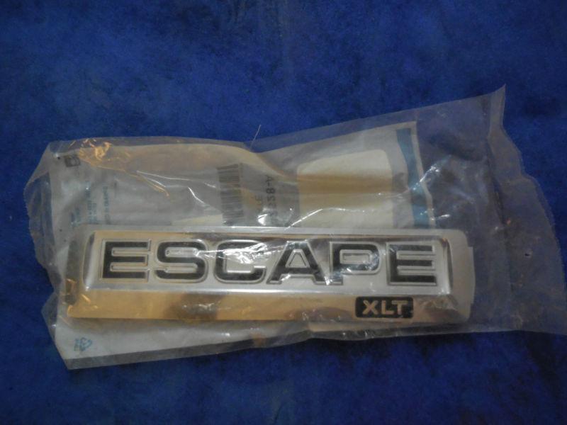 New oem ford escape xlt emblem