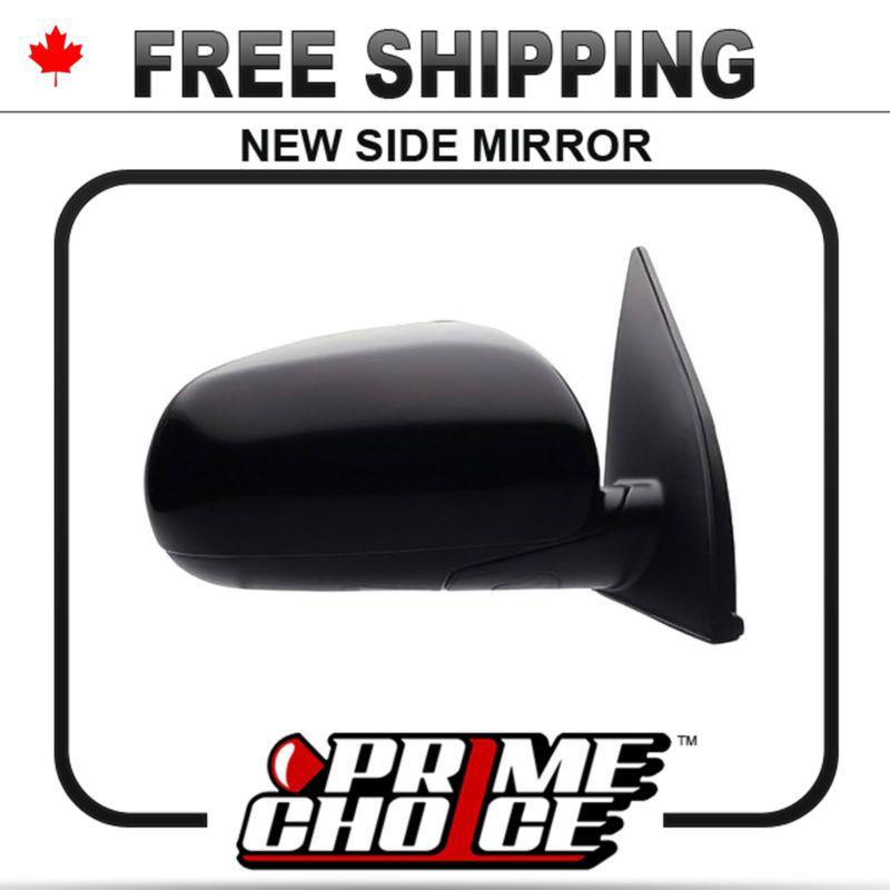 New power non heated passengers side view door mirror