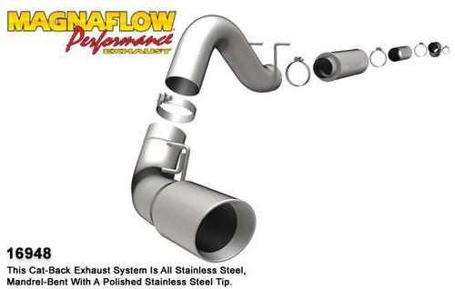 Magnaflow 16948 ford diesel 6.0l diesel, 5in. magnaflow diesel exhaust