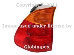 Bmw e53 (00-03) fender tail light red+yellow left oem + 1 year warranty