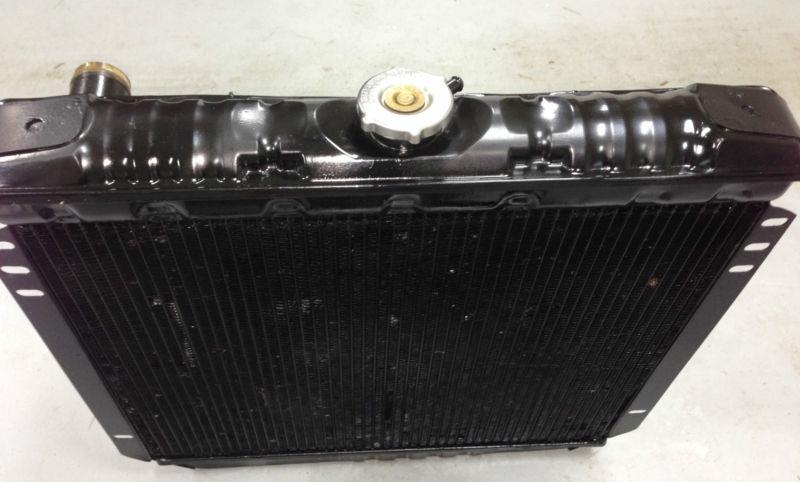 1967-1969 mustang radiator 3-row high capacity - used 2,000 miles 289/302/351w