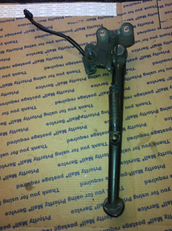 09 10 11 12 kawasaki ninja zx6 zx6r kick stand bracket switch side foot leg 