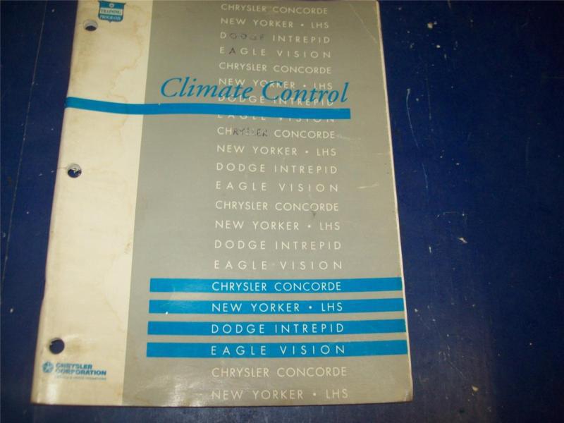 1993 93 dodge chrysler eagle factory shop climate control service manual