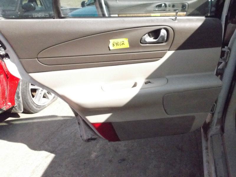 98 99 00 01 02 lincoln continental - driver rear door panel - interior trim 3g