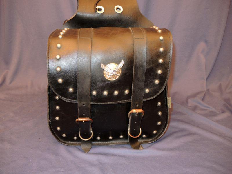 Willie and max motorcycle saddlebags  with eagle & concho