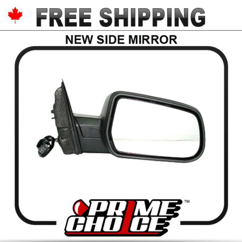 New power non heated passengers side view door mirror