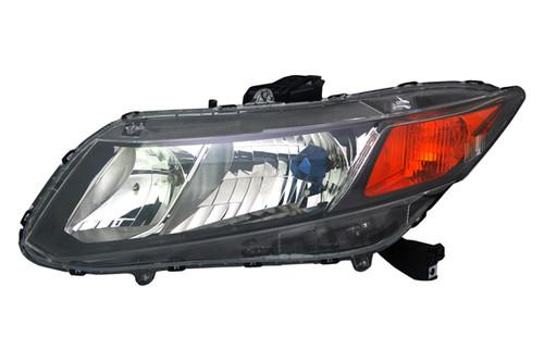 Tyc 20-9210-90 - 2012 honda civic left replacement headlight assembly