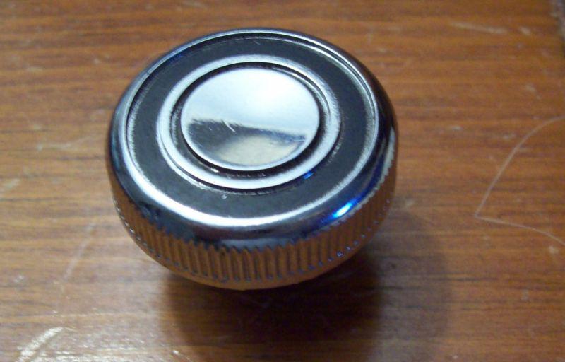 Vintage  chrome dashboard knob