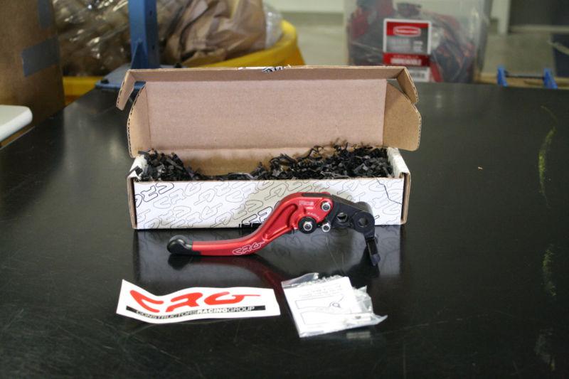 Crg rc2 brake lever zx6r / daytona / speed triple r / gsxr: red