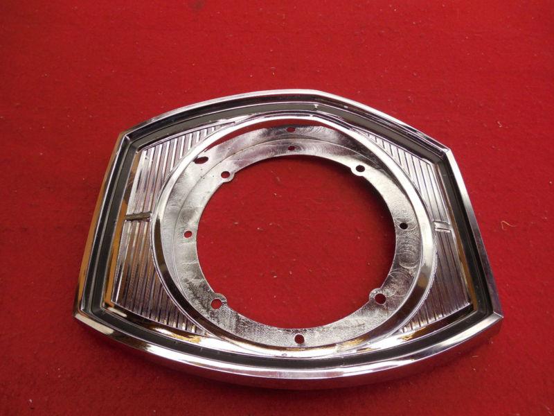 Used 65 ford custom 500 taillight lamp bezel #c5az-13489-b