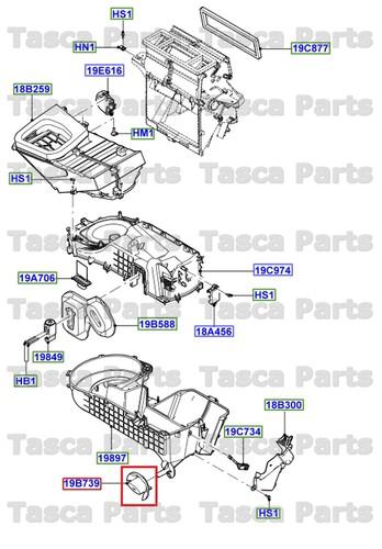 New oem evaporator case housing seal ford freestyle five hundred mercury montego