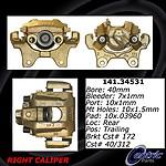 Centric parts 141.34531 rear right rebuilt caliper with hardware