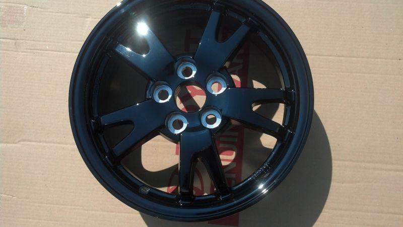 2011-2013 toyota prius oem 15 inch  black aluminum wheel rim ( listing is for 1)