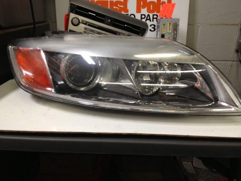 07 08 09 audi q7 r. headlight xenon hid self adjusting opt 8q3 522563