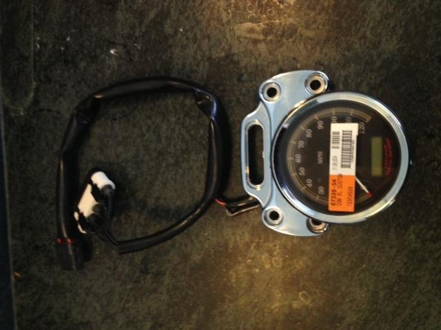  new 4" speedometer xl custom sportster"handelbar mountw/speedometer '04-'13 