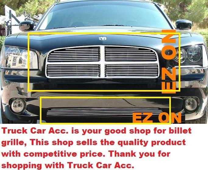 05 06 07 08 09 10 dodge charger billet grille combo inserts