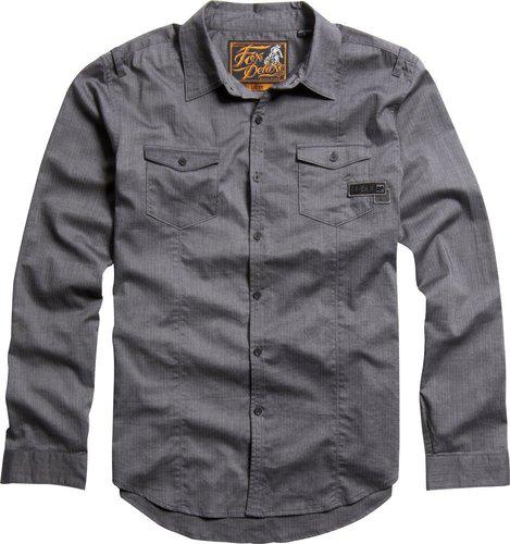 Fox racing mens fxdlx axander long sleeve woven shirt 2013