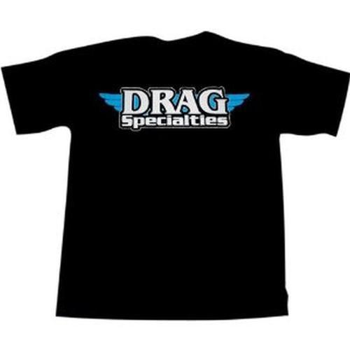 New drag specialties basic logo adult cotton tee/t-shirt, black, 3xl/xxxl