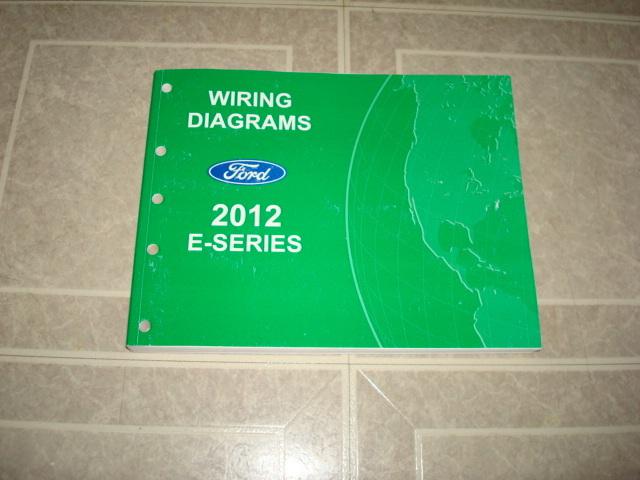 2012 ford e-150 250 350 van wiring/electrical diagrams repair shop manual book