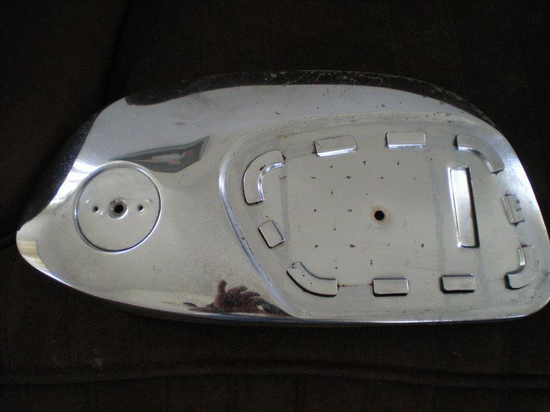 Nice!! chrome gas tank cover left side gas tank honda ca95 dream benley 150cc