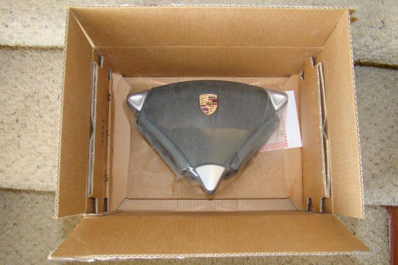 Porsche oem brand new cayenne stone gray color non-control steering wheel airbag