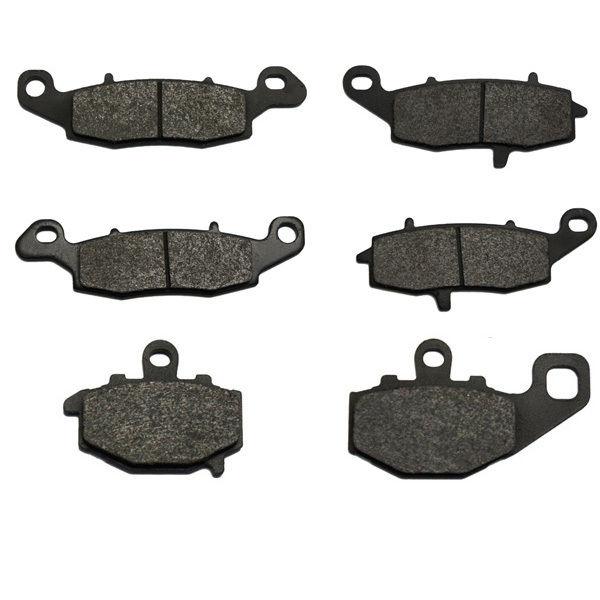 04 05 06 kawasaki z750 zr750 zr 750 z 750s kevlar carbon front + rear brake pads