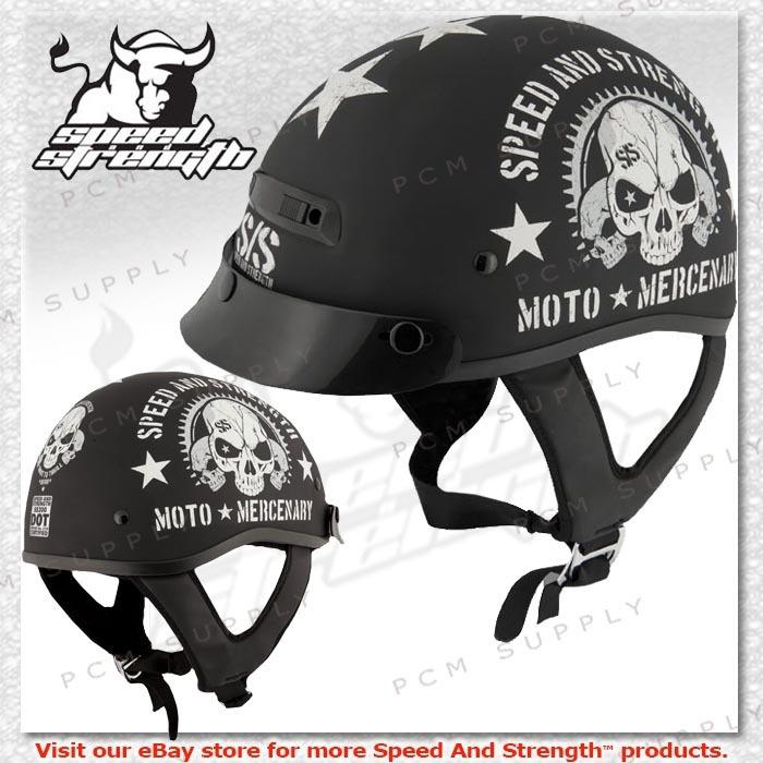 Speed & strength ss300 moto mercenary motorcycle street helmet