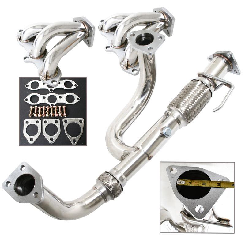 98 99 00 01 02 honda accord v6 2/4dr coupe stainless headers