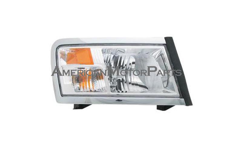 Right passenger side replacement headlight w/o black bezel 08-09 dodge dakota