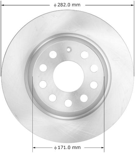 Bendix prt6059 rear brake rotor/disc-disc brake rotor